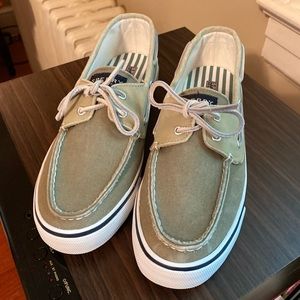 Sperry Top-Sider Canvas Boater - Size 9